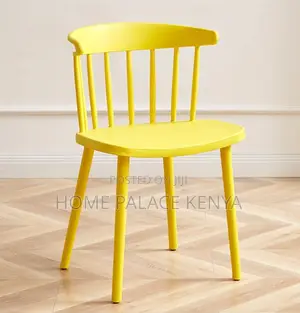 Dining Chair: Windsor Dining Chair With Plastic Backrest