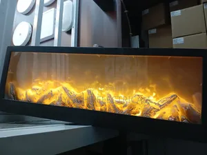 Modern Fireplace With RGB Led Light Remote Control