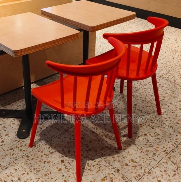 Dining Chair: Windsor Dining Chair With Plastic Backrest - thumbnail 18
