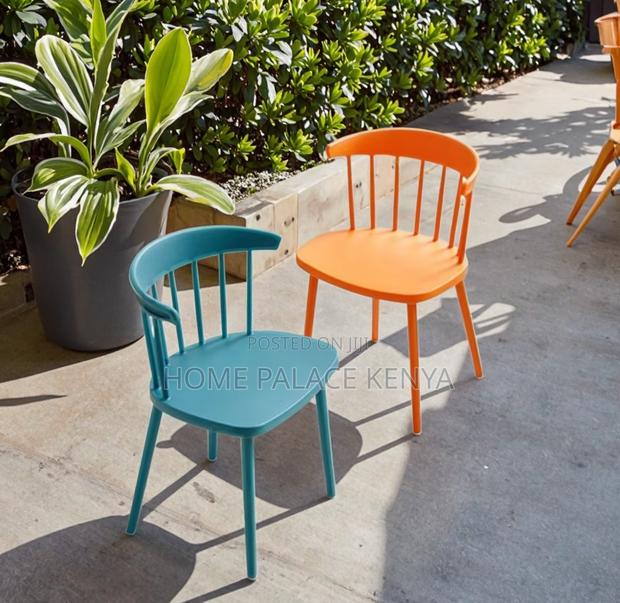 Dining Chair: Windsor Dining Chair With Plastic Backrest - thumbnail 19