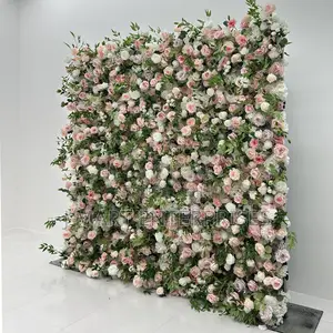 Garden Roses Wall Backdrop Outdoor Indoor