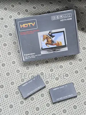 Hdmi Extender 60m Over Cat5/Cat6 Full Hd 1080p Network Extender