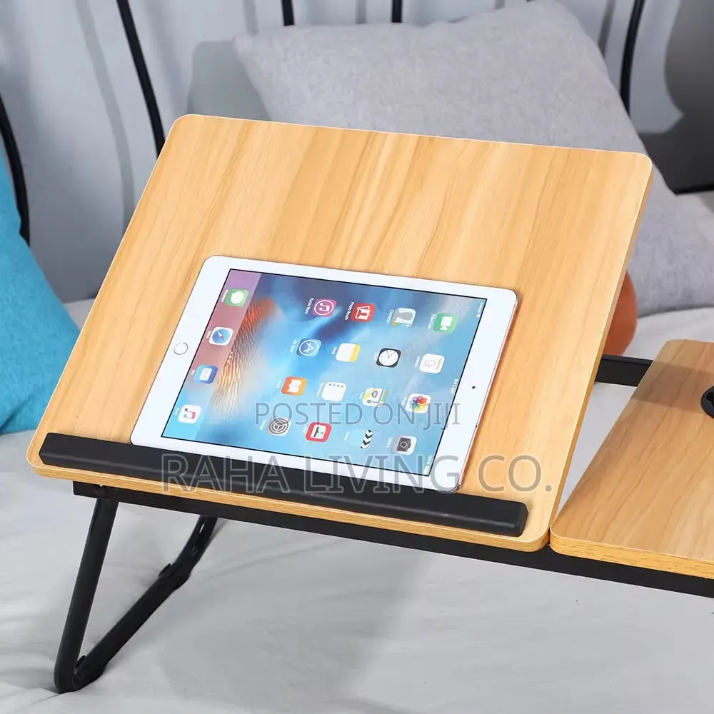 Adjustable Folding Laptop Table Stand | Bed Sofa Use