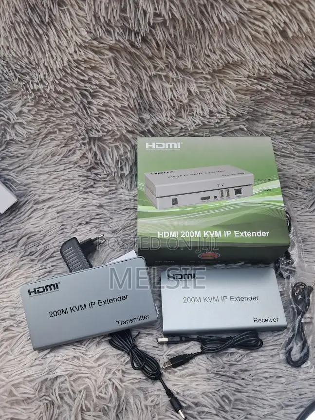 Hdmi Over Lan Extender 200m With Keyboard Mouse Control