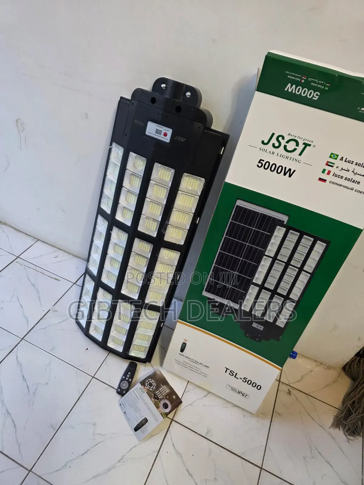 Jsot Solar Light 5000watts All-in-One Solar Street Light