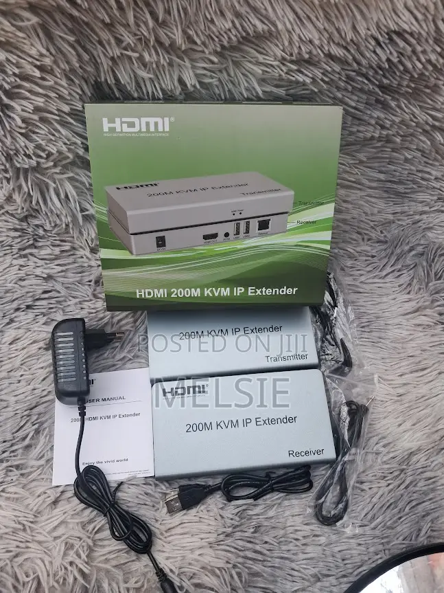 Professional Hdmi KVM Extender 200m Cat6 Network Cable