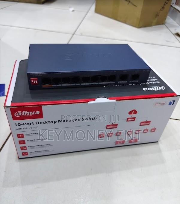 10ports Dahua Managed Switch With 8 Poe Switch Ports