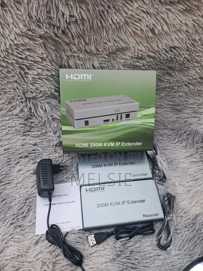 Hdmi Signal Extender 200m Ip Network Transmission Kit
