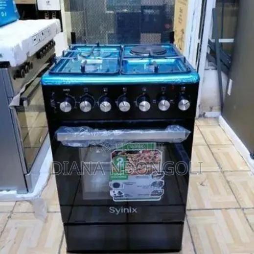 Syinix 50by55 3+1 Standing Cooker
With Electric Oven