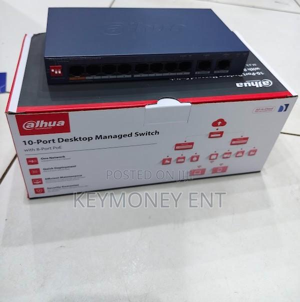 Dahua 10 Port Poe Switch Dh-Cs4010-8et2gt-60 Cloud Managed Switch