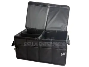 Foldable Premium Car Trunk Boot Organizer With Lid