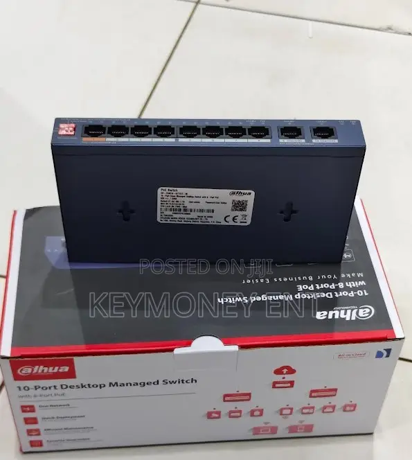 Dahua Desktop Managed 8-Port Poe Switch