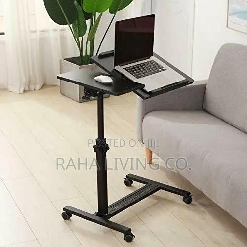 Height Adjustable Laptop Stand Movable Desk | 60x40cm - thumbnail 3