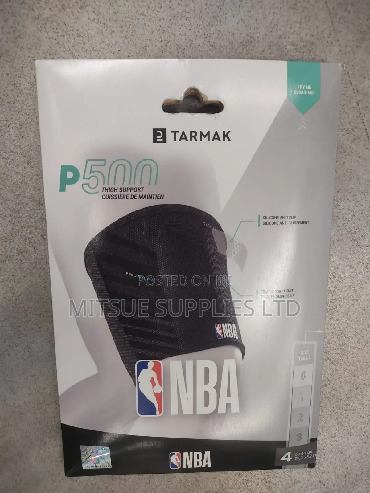 Tarmak Basketball Thigh Support With Silicon Anti-Slip