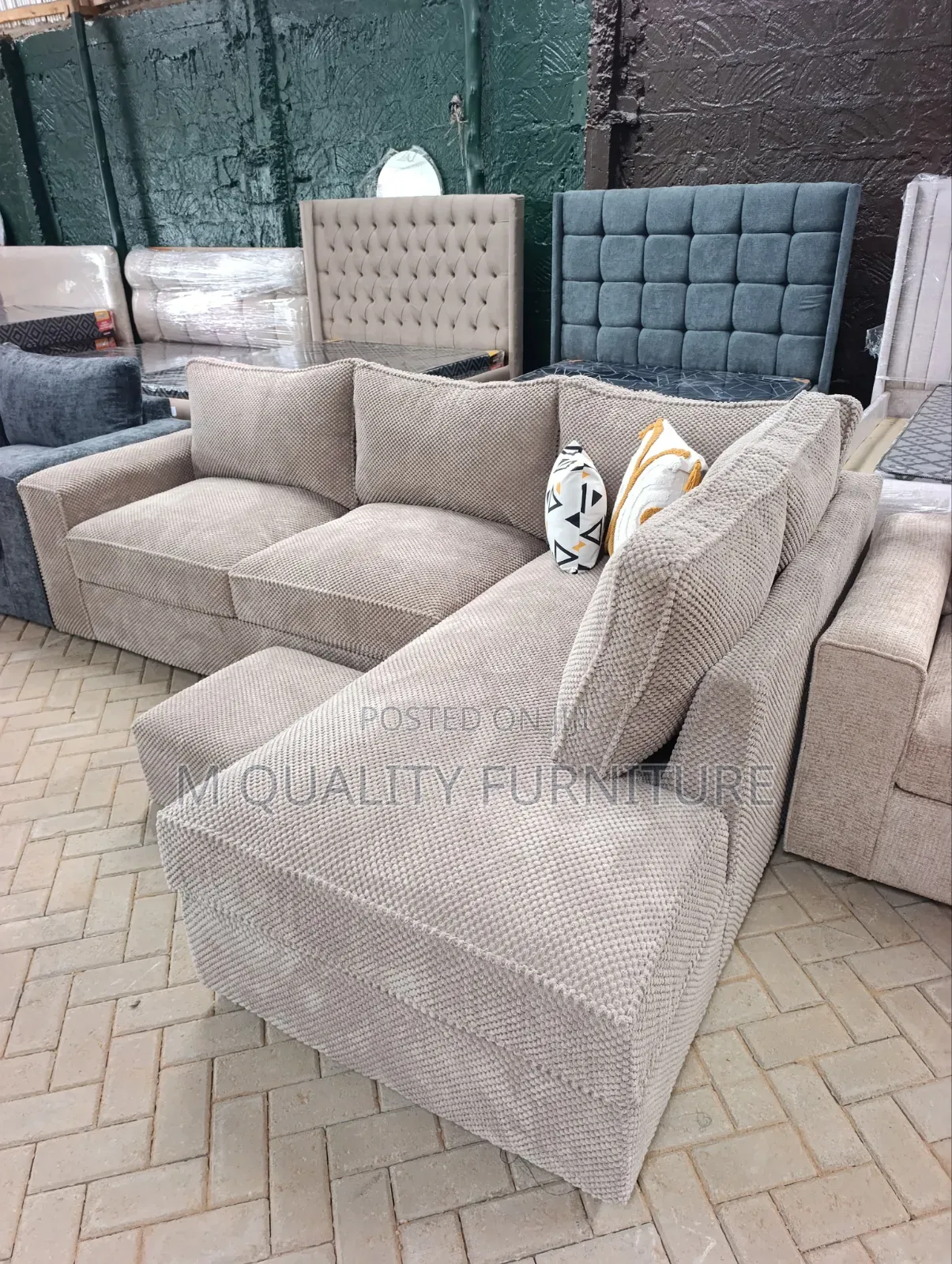 Contemporary Brown Sofa