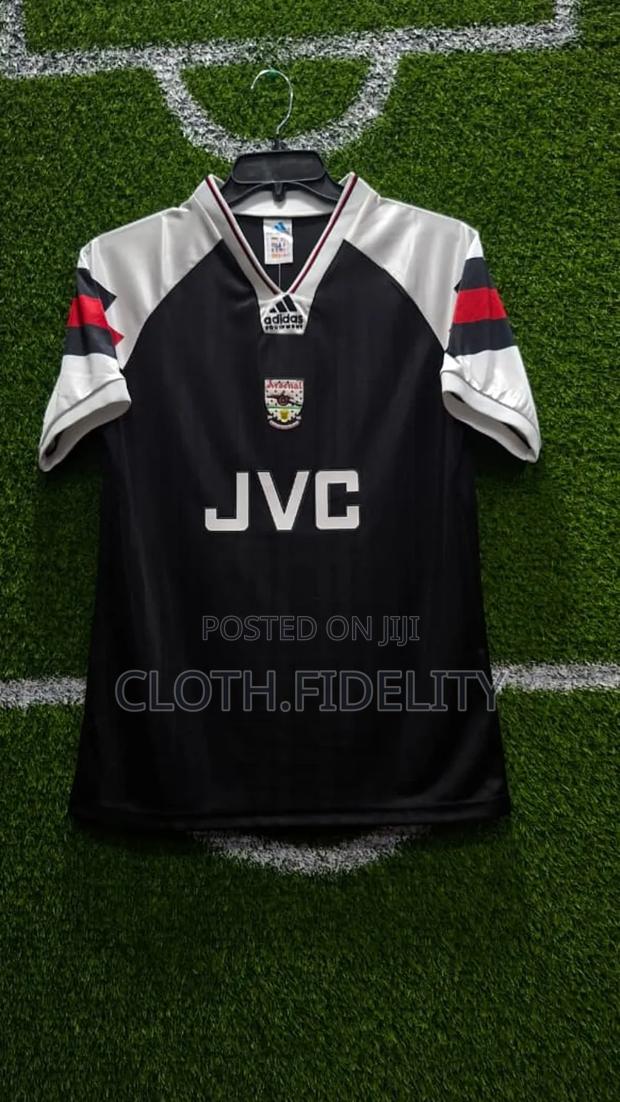 Arsenal JVC 1992/1994 Black Retro Jersey. - thumbnail 2