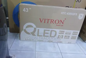 Vitron 43′′ 4300qfs Smart Qled Frameless FHD Tv With Bluetooth,Youtube