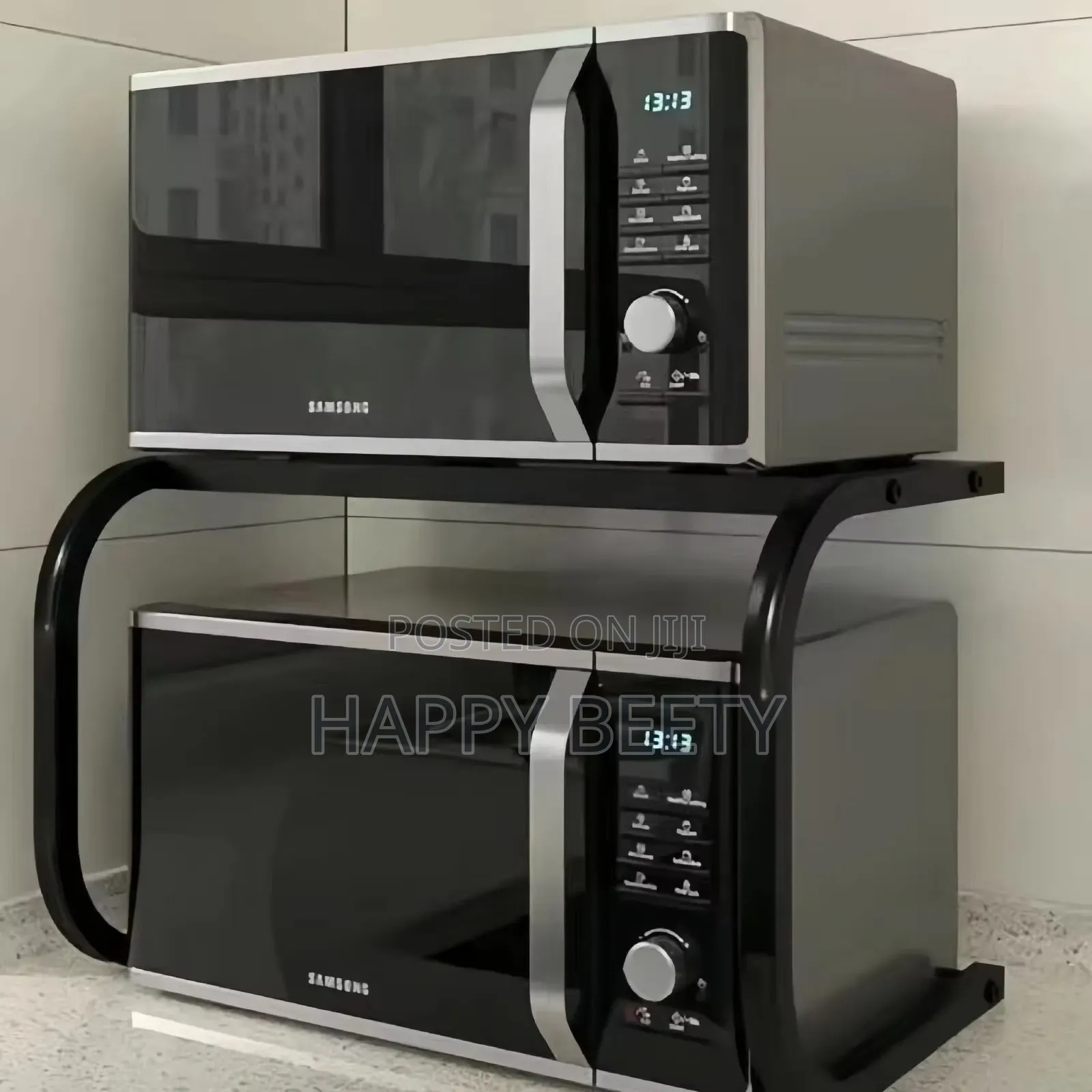 *1 Tier Metallic Microwave Organizer Shelf / Stand*