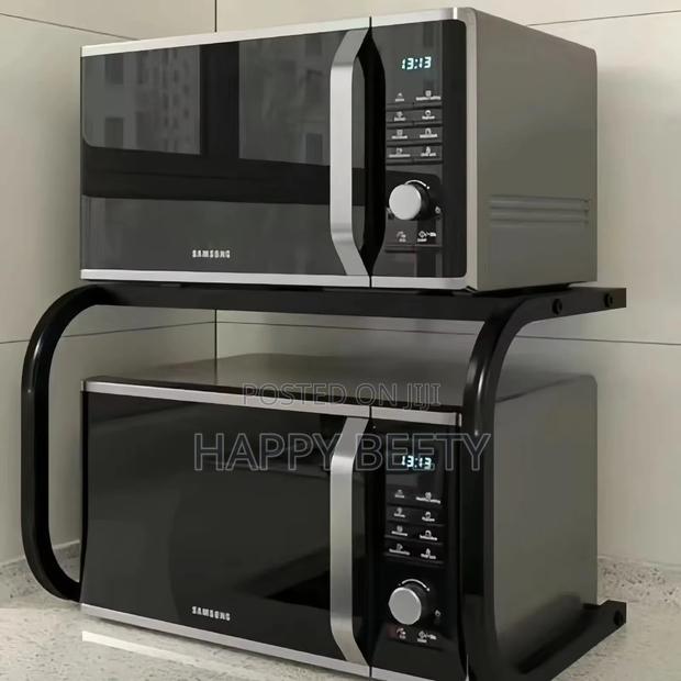 *1 Tier Metallic Microwave Organizer Shelf / Stand* - thumbnail 6