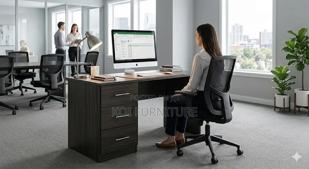 Office Desk; 1400mm Home Office Study Desk