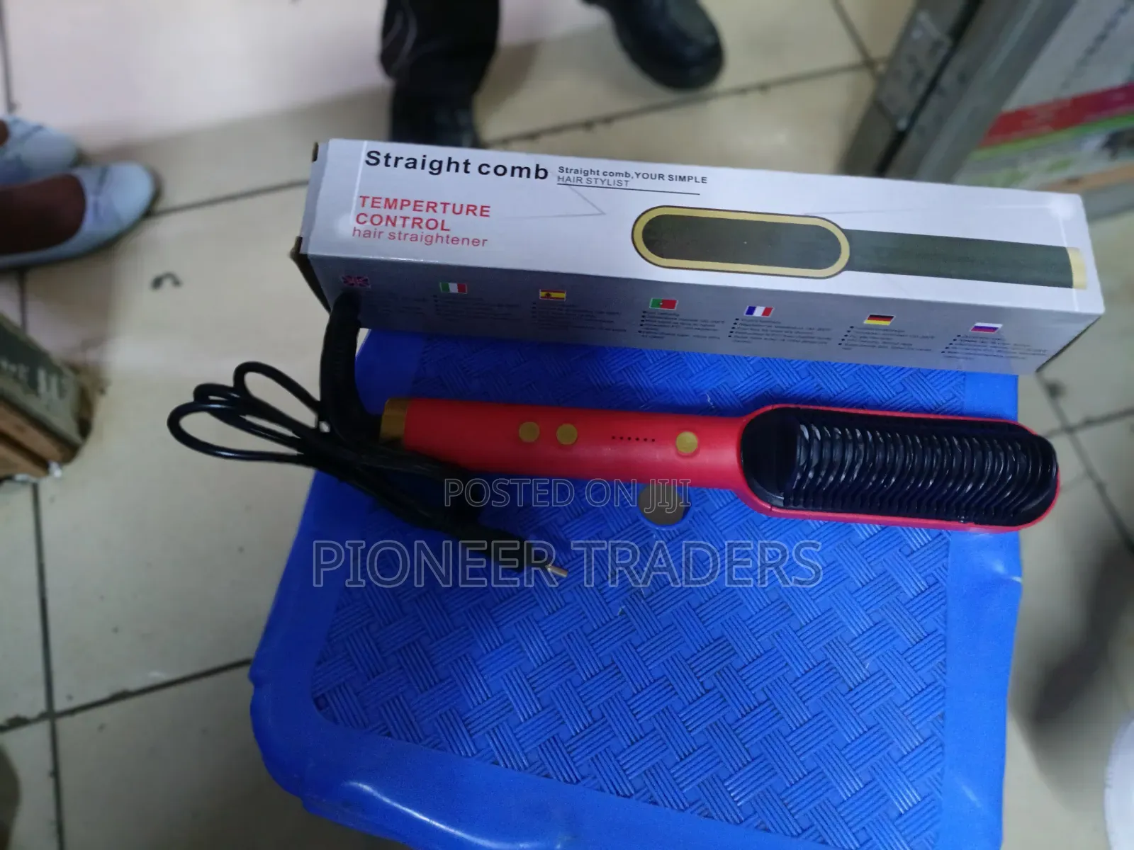 Hair Straightener Electric Comb