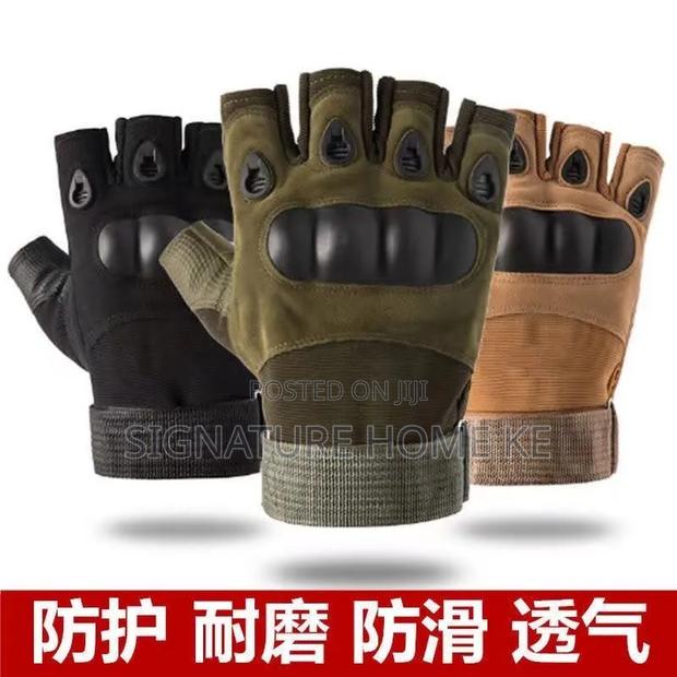 Leather Gym Gloves / Cycling Gloves - thumbnail 9
