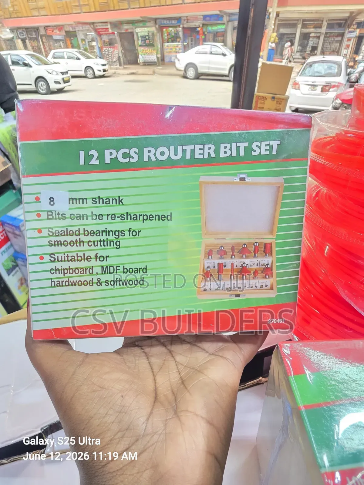 12 PCS Router Bit Set
