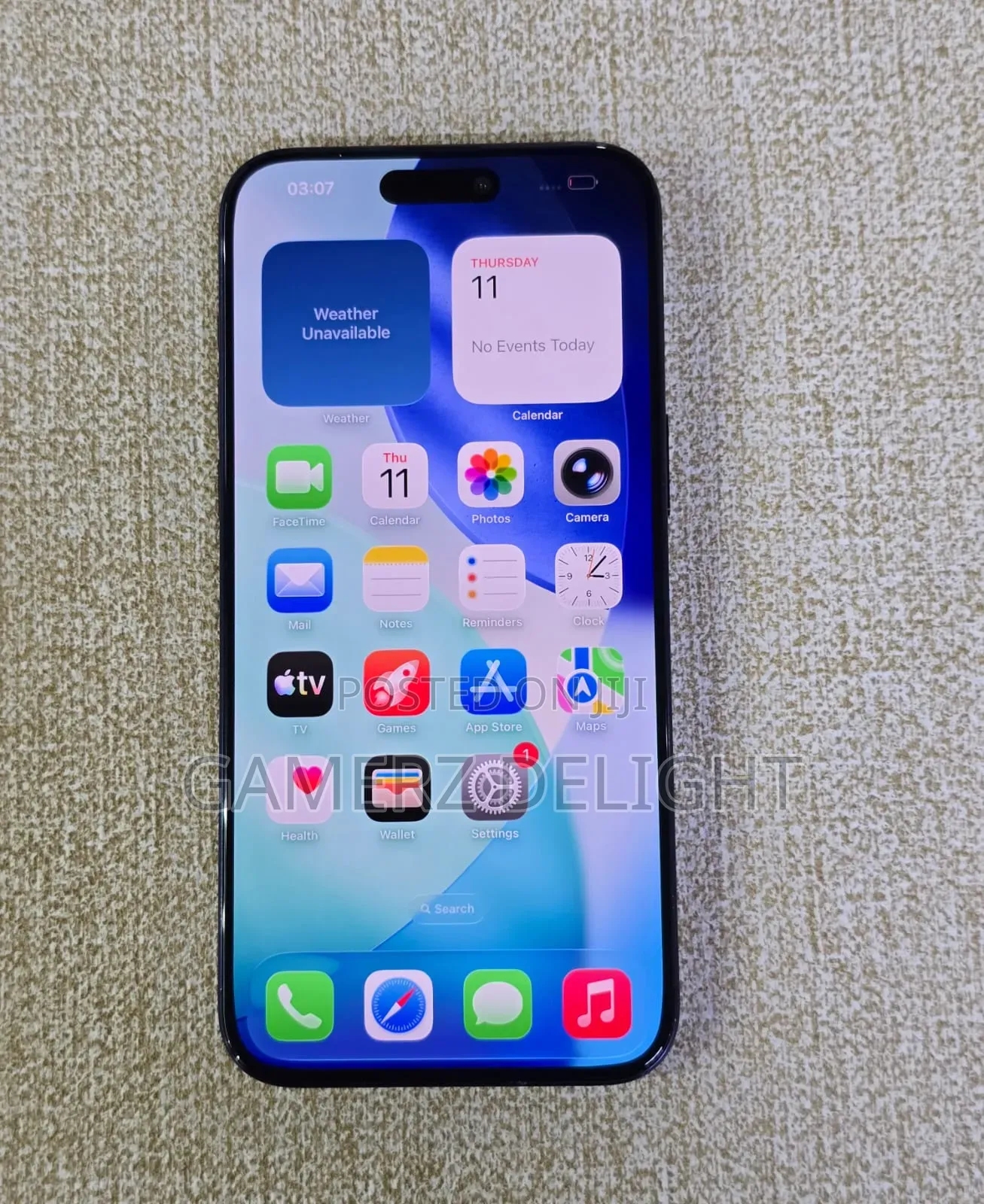 New Apple iPhone 15 Pro Max 256 GB Blue