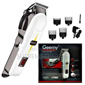 Geemy Gm-6008 Professional Cordless Hair Clipper.(Battery Display).