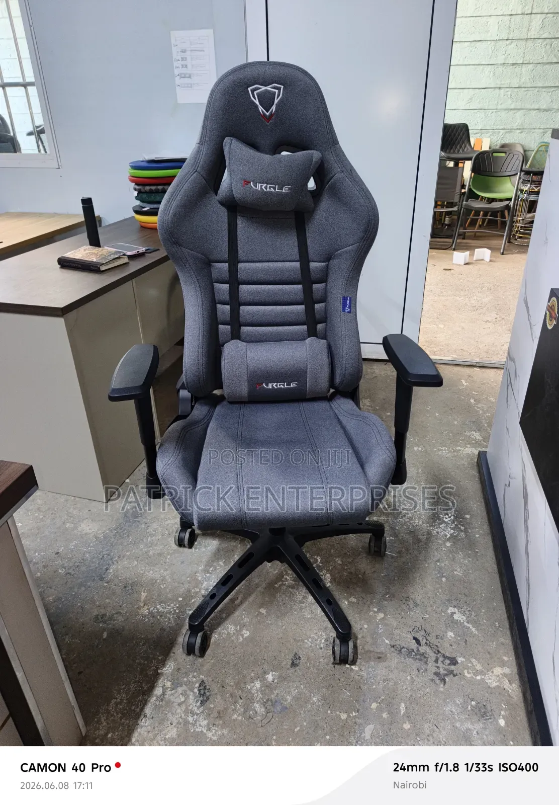Executive Ergonomic Gaming Chair Fabric