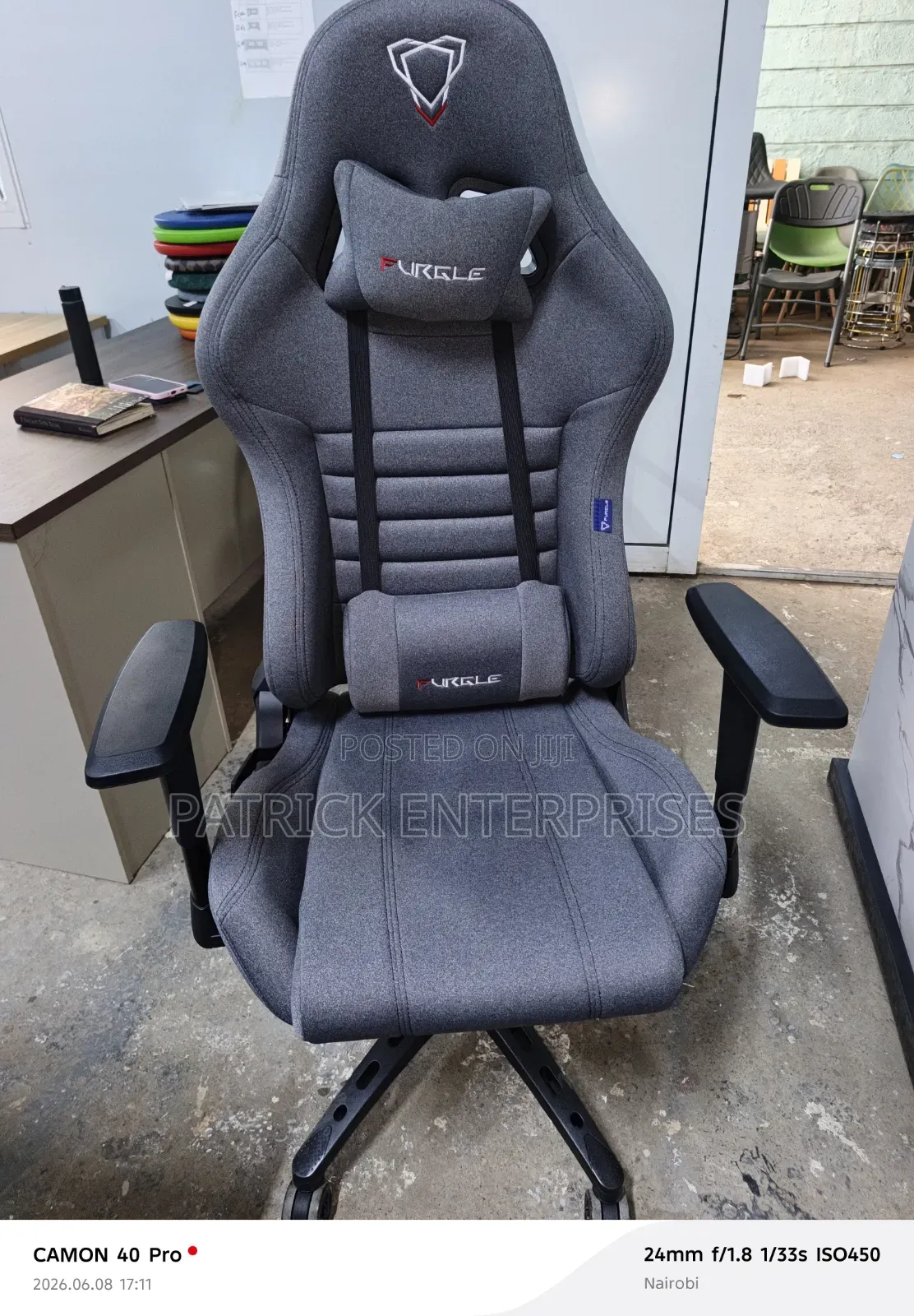 Executive Ergonomic Gaming Chair Fabric