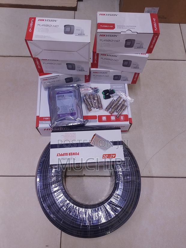 8 PCS Hikvision 8 Channel 1080p 2mp CCTV Cameras Full System Kit