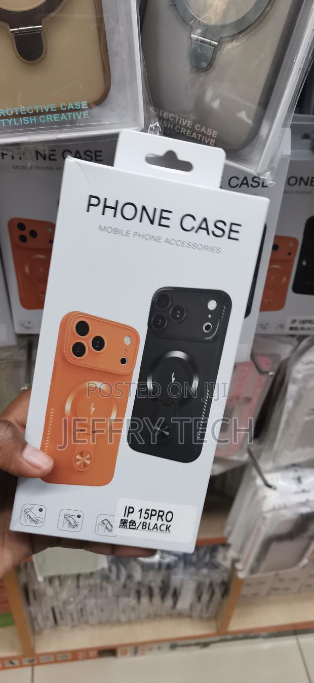 iPhone 15 Pro Multi-Functional Metal Ring Accessorized Cover - thumbnail 2