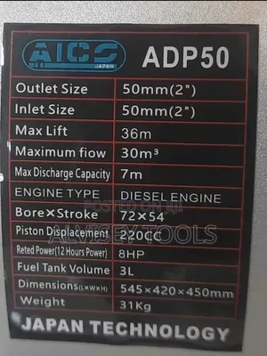 Aico Japan Diesel Water Pump 3 "