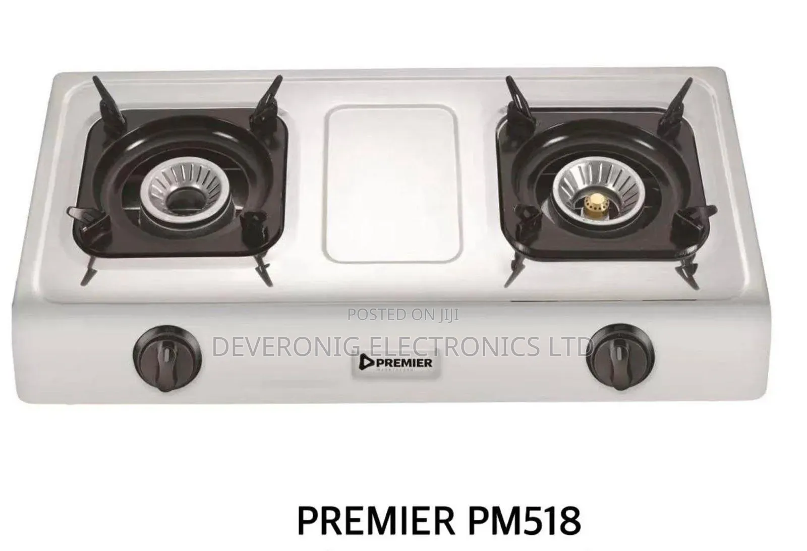 Stainless Two Burner Table Top Gas Cooker