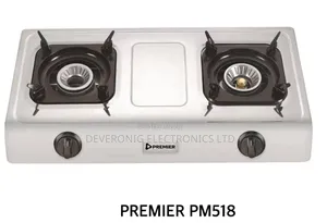 Stainless Two Burner Table Top Gas Cooker