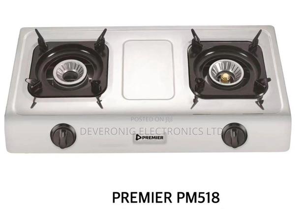 Stainless Two Burner Table Top Gas Cooker