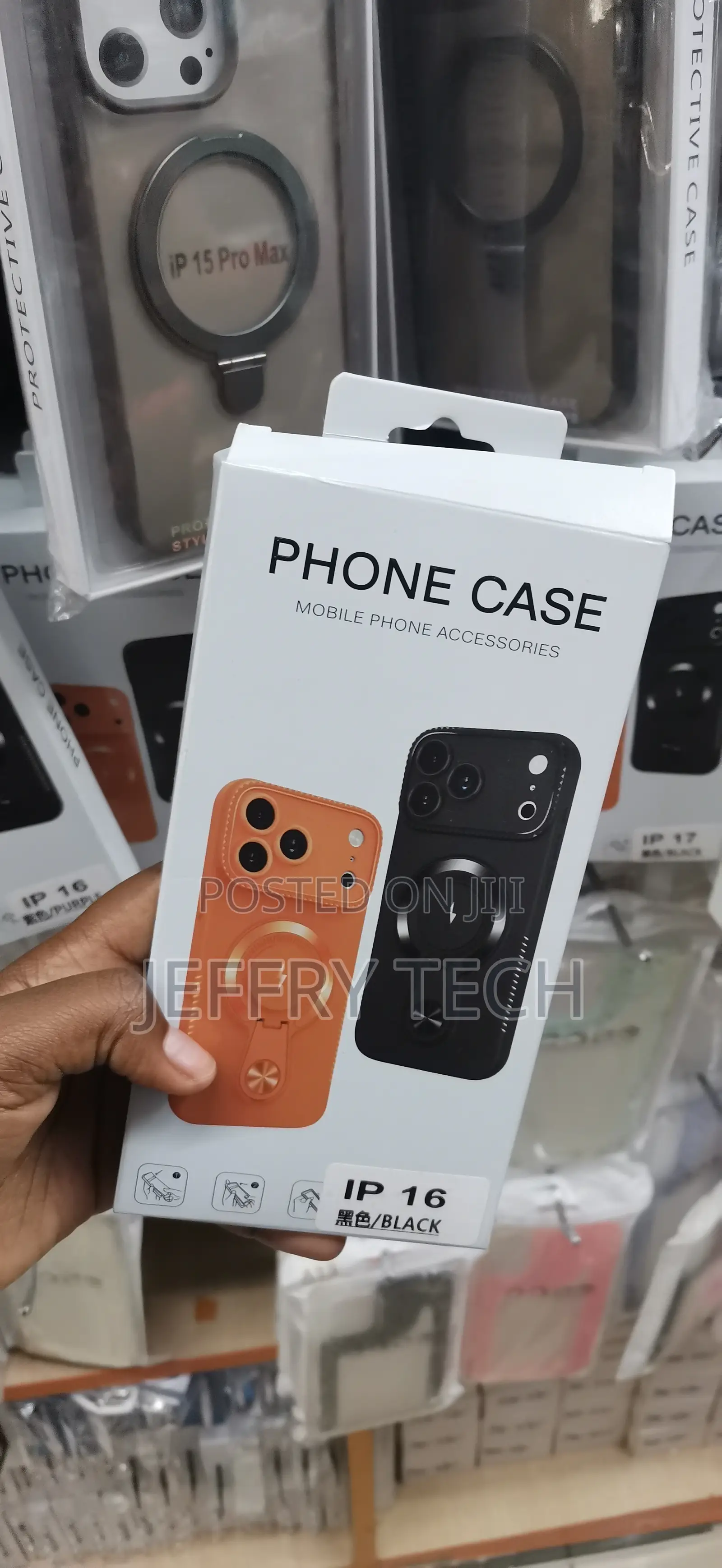 Ip 15 Pro Heavy-Duty Drop Protection Kikstand Case