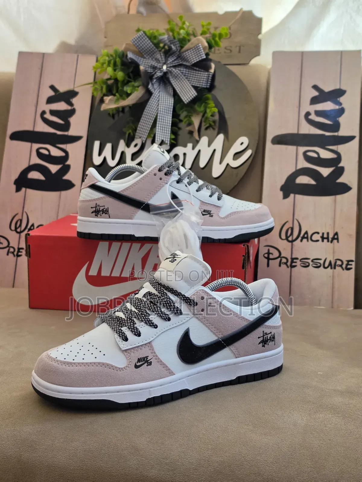 Stussy X Nike Sb Dunk Low Sneakers
