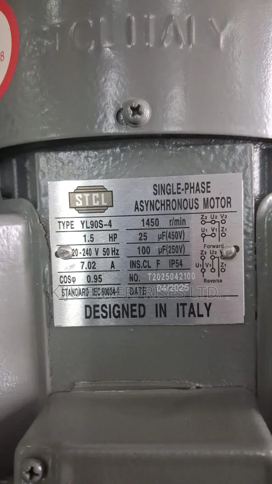1.5hp Motor Low Speed With 1400rpm