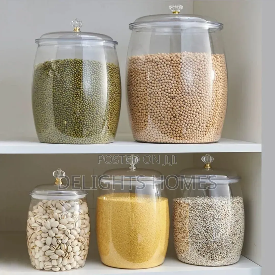 Transparent Large Sealed Storage Jar_car