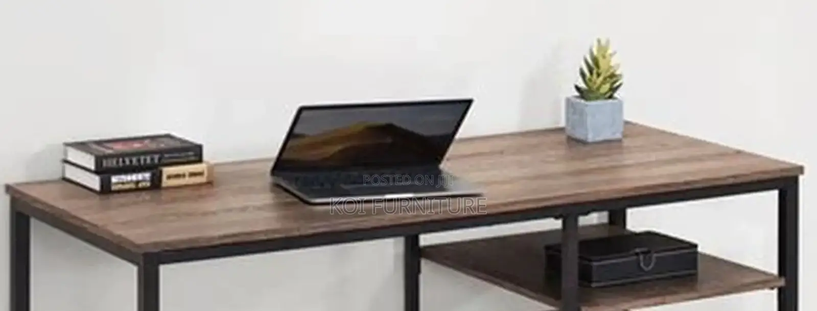 Office Desk; Home Office Computer Desk With Shelves