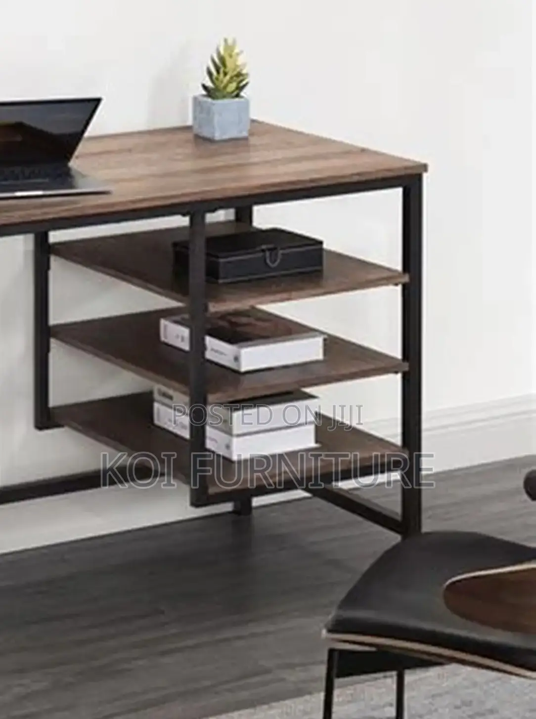 Office Desk; Home Office Computer Desk With Shelves