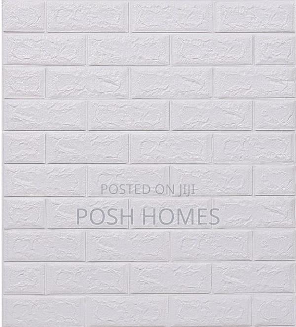 White Brick 3d Foam Panels - thumbnail 2