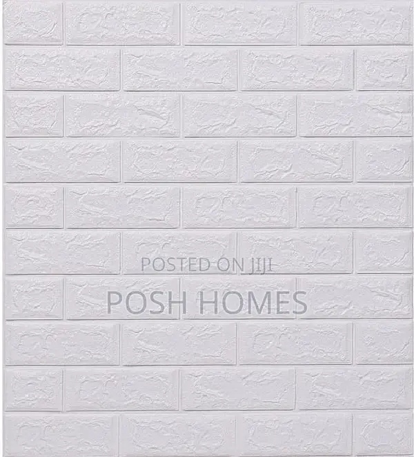 White Brick 3d Foam Panels