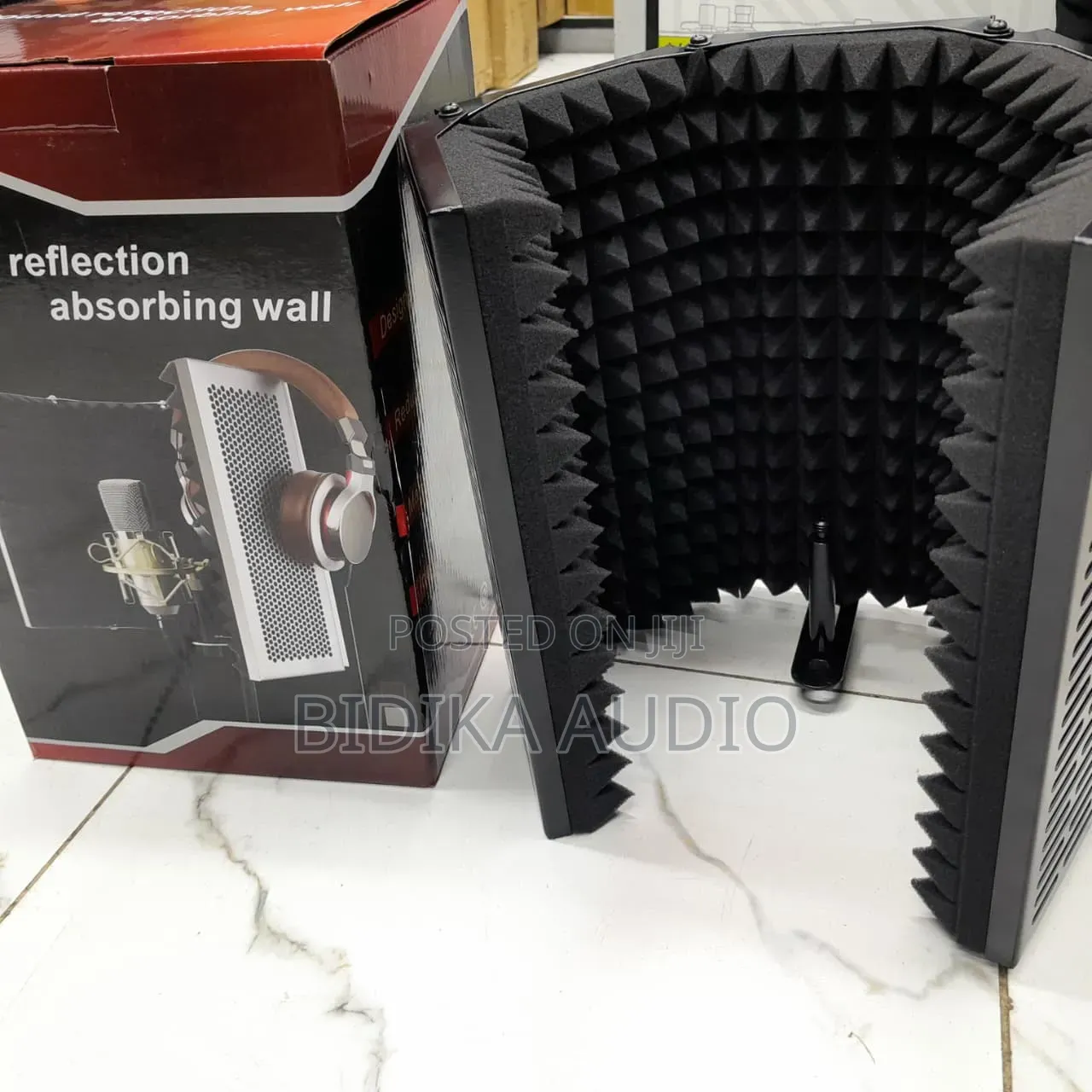 5-Panel Foldable Microphone Isolation Shield