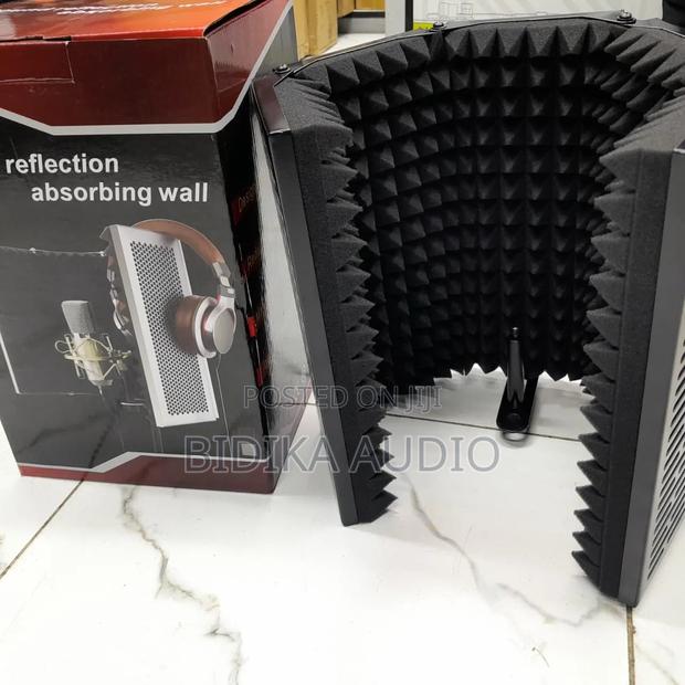 5-Panel Foldable Microphone Isolation Shield