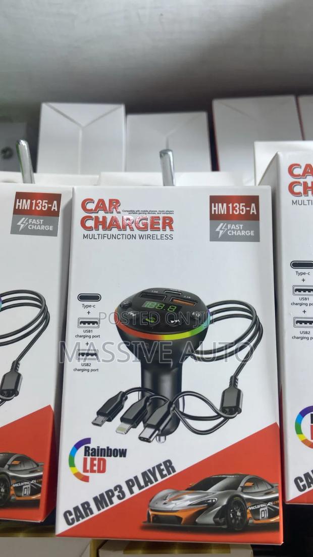 Multifunctional Wireless Car Charger, With Bluetooth