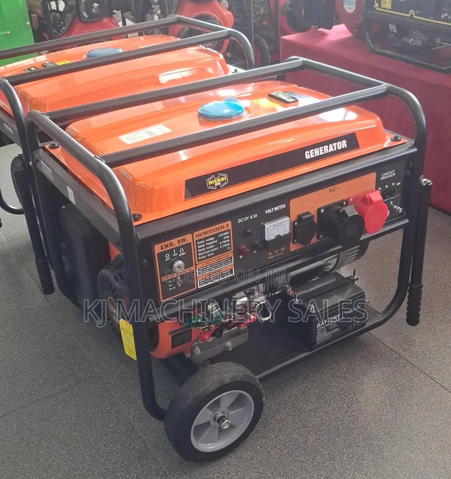 Hisaki 8.75kva Petrol Generator Electric Start With Avr