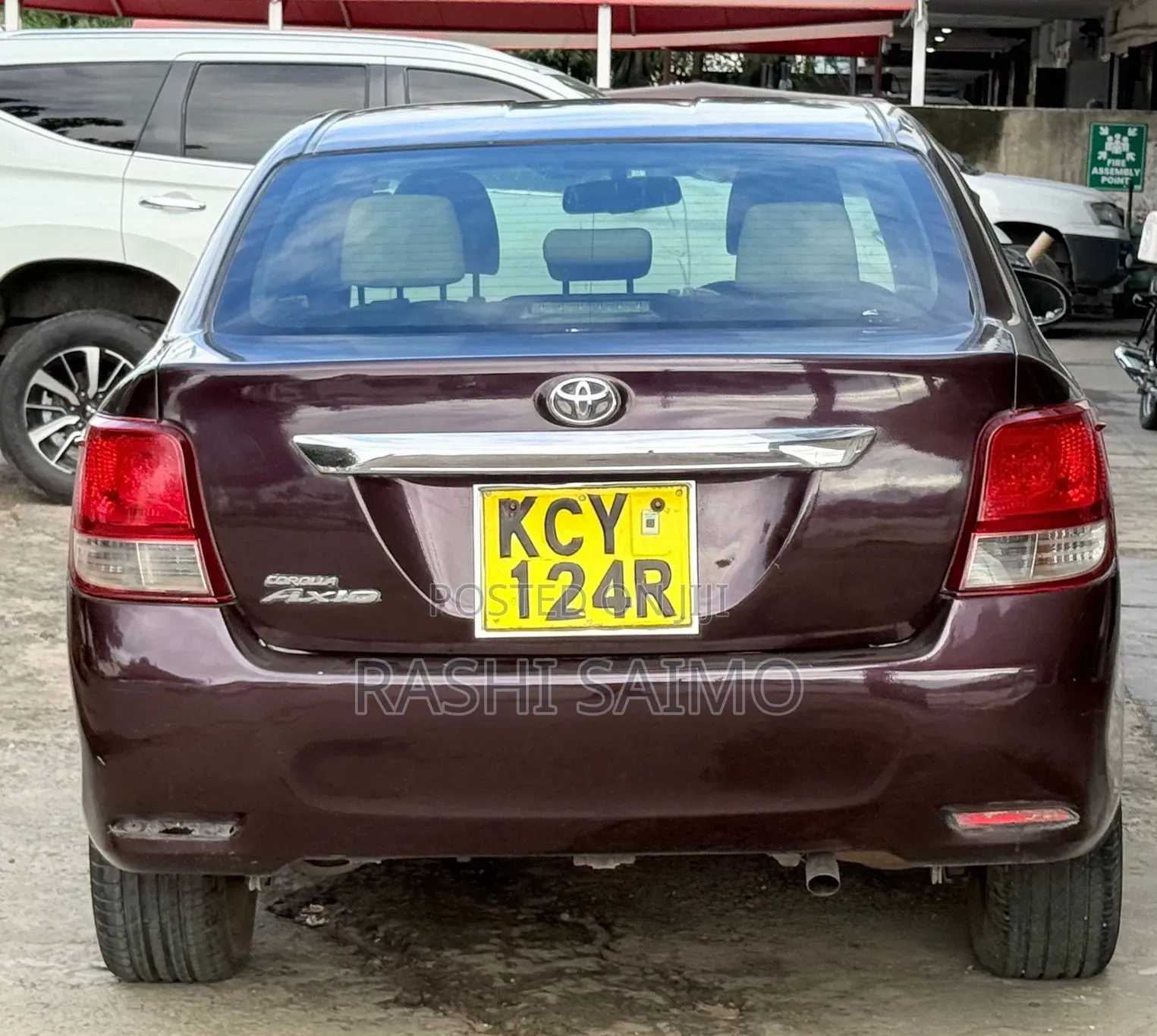 Toyota Axio 2012 Purple